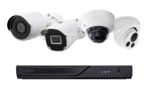 Linear surveillance cameras and NVR